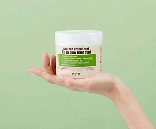 Purito Centella Green Level All In One Mild Pad 70 pc 70 schijven