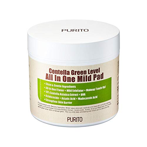 Purito Centella Green Level All In One Mild Pad 70 pc 70 schijven