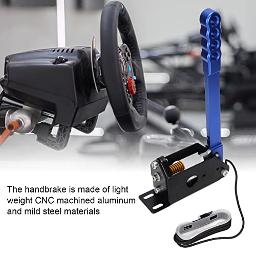 PUSOKEI Juego Drifting Handbrake, USB Progressive Handbrake, Periféricos Profesionales para Juegos de Carreras, para Logitech G27 G25 G29 T500 T300 FANATECOSW LFS Dirt Rally