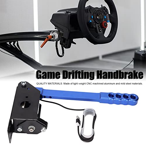 PUSOKEI Juego Drifting Handbrake, USB Progressive Handbrake, Periféricos Profesionales para Juegos de Carreras, para Logitech G27 G25 G29 T500 T300 FANATECOSW LFS Dirt Rally