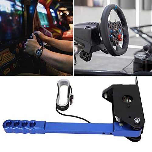 PUSOKEI Juego Drifting Handbrake, USB Progressive Handbrake, Periféricos Profesionales para Juegos de Carreras, para Logitech G27 G25 G29 T500 T300 FANATECOSW LFS Dirt Rally