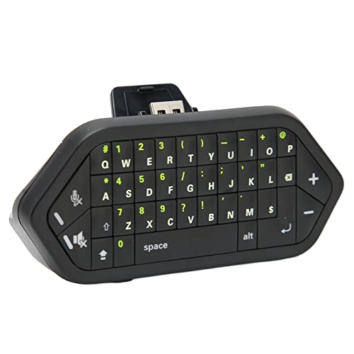 PUSOKEI Mini Teclado Inalámbrico, Mini Teclado Inalámbrico de Mano con Botones Firmes para Escribir, Enviar Mensajes de Texto, Correo Electrónico, Ingresar Códigos para Xbox para Uno, 38 Teclas