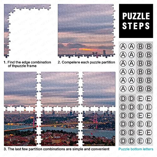 Puzzle 1000 Piezas Pavo Rompecabezas de Madera 75x50cm Lindo Regalo de cumpleaños Educativo