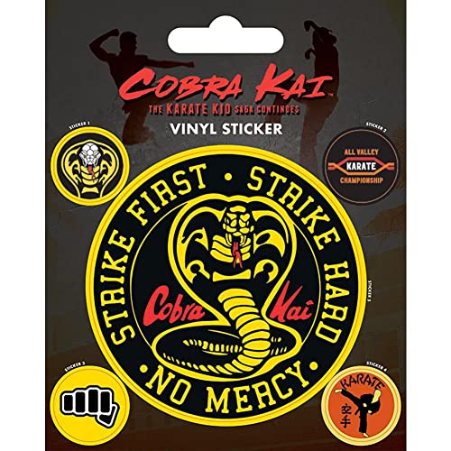 Pyramid Cobra Kai (Emblem) Vinyl Stickers Merchandising Ufficiale