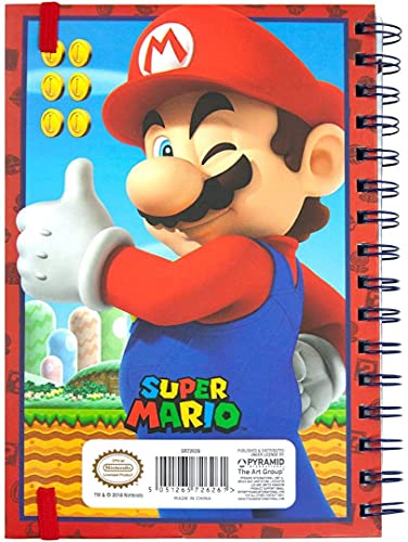 Pyramid Super Mario - Spiral Notebook 3D Mario