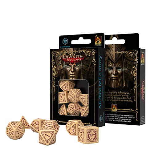 Q-Workshop DIV87 Divinity Original Sin 2 Dice Set (7)