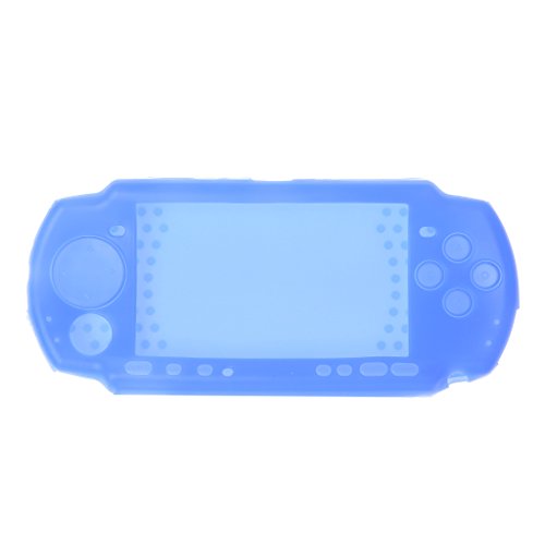QTJUST Funda Protectora de Silicona Suave para el Cuerpo para PSP 2000 3000 Consola Gamepad Controlador de la manija Piel Protectora Antideslizante Silicona Joystick Caps Cover