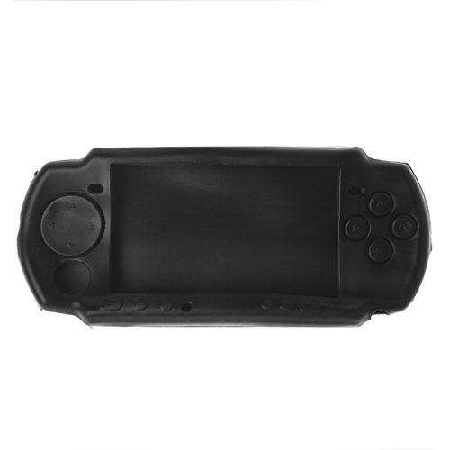 QTJUST Funda Protectora de Silicona Suave para el Cuerpo para PSP 2000 3000 Consola Gamepad Controlador de la manija Piel Protectora Antideslizante Silicona Joystick Caps Cover