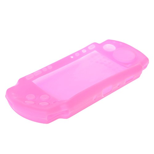 QTJUST Funda Protectora de Silicona Suave para el Cuerpo para PSP 2000 3000 Consola Gamepad Controlador de la manija Piel Protectora Antideslizante Silicona Joystick Caps Cover