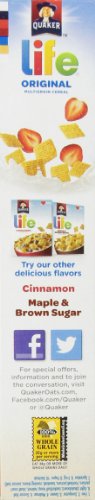 Quaker Life Cereal, Original, 13-Ounce Boxes (Pack of 4)