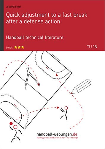 Quick adjustment to a fast break after a defense action (TU 16): Handball technical literature (Training unit) (English Edition)