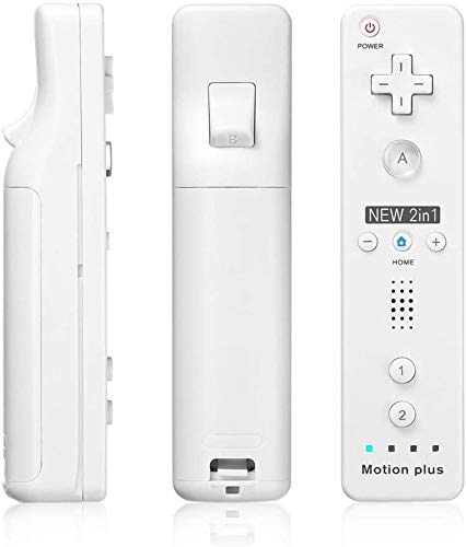 QUMOX 2en1 Remote MotionPlus Controller Remote + Nunchuk para Wii