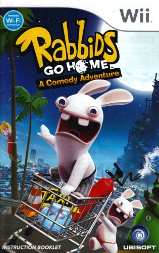 Rabbids Go Home Wii Instruction Booklet (Nintendo Wii Manual Only) (Nintendo Wii Manual)