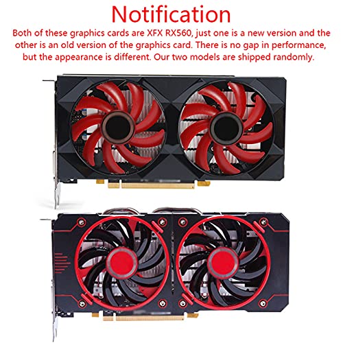 Radeon RX 560 4GB DDR5 Gaming PC Tarjetas de video GPU 128 Bit RX 560D Tarjetas gráficas de escritorio Computer Gamer Tarjeta AMD RX560 Tarjetas gráficas para juegos Pc Gpu para juegos PcTarjeta Gr