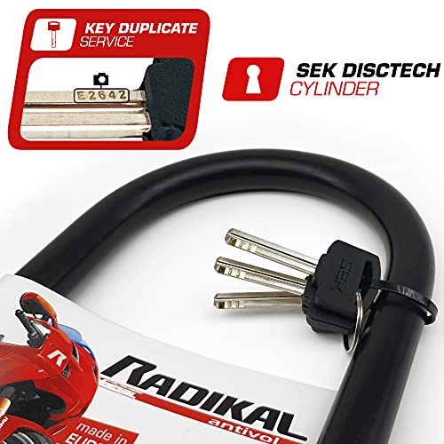 Radikal RK120R Candado Antirrobo U Alta Gama