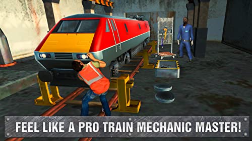 Railway Train Fixing Game: Workshop Train Repair Mechanic Garage | Train Station Fix and Drive Scrap Mechanic