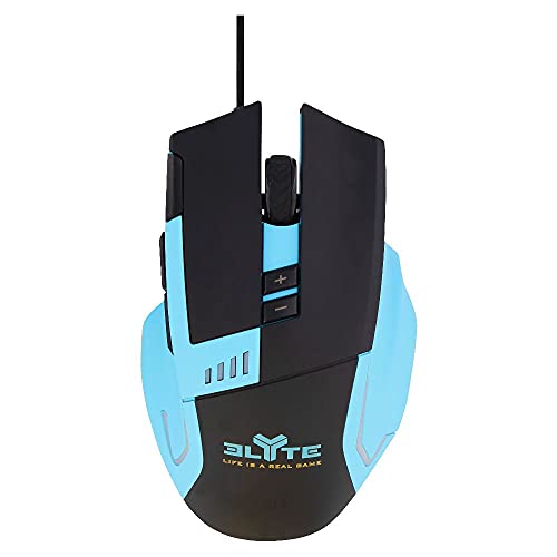 Ratón Gaming Elyte - botón Triple Fire, 8 Botones programables y hasta 3600 dpis.