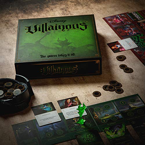 Ravensburger- Disney Villainous, Versión Española, Juego de Mesa, 2-6 Jugadores, Edad Recomendada 10+