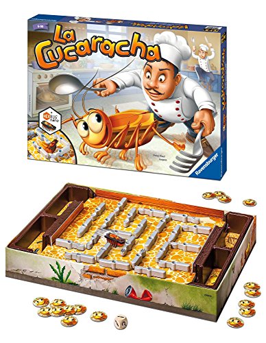 Ravensburger - La Cucaracha, Edad 6+ recomendada, Juego de Mesa para 2-4 jugadores