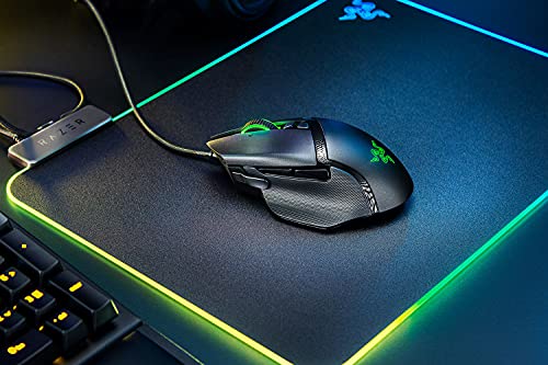 Razer Basilisk V2 - Ratón para Juegos FPS (Ratón Gaming con nuevo Sensor Óptico Focus+ de 20000 DPI, 5G, Interruptor dpi Extraíble y Rueda de Desplazamiento Personalizable, RGB Chroma e USB, Negro)