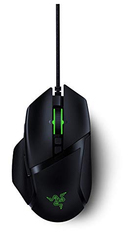 Razer Basilisk V2 - Ratón para Juegos FPS (Ratón Gaming con nuevo Sensor Óptico Focus+ de 20000 DPI, 5G, Interruptor dpi Extraíble y Rueda de Desplazamiento Personalizable, RGB Chroma e USB, Negro)