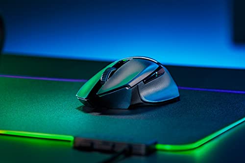 Razer Basilisk X HyperSpeed ​​- Ratón inalámbrico para juegos, Ratón Gaming con tecnología Razer HyperSpeed, inalámbrico, sensor óptico 5G y 6 botones configurables libremente, Negro