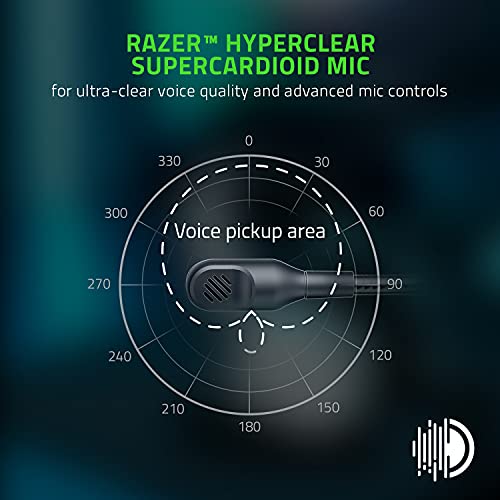 Razer BlackShark V2 Pro - Auriculares inalámbricos para juegos deportivos (auriculares inalámbricos con controladores de 50 mm, cancelación de ruido para PC, Mac, PS4, Xbox One y Switch) Blanco
