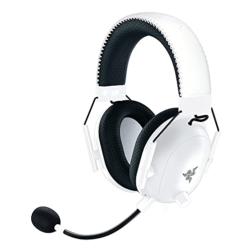 Razer BlackShark V2 Pro - Auriculares inalámbricos para juegos deportivos (auriculares inalámbricos con controladores de 50 mm, cancelación de ruido para PC, Mac, PS4, Xbox One y Switch) Blanco