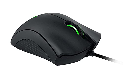 Razer DeathAdder Essential - Ratón para Juegos, Sensor óptico, 6400 dpi, 5 Botones programables, interruptores mecánicos, agarres Laterales de Goma - Negro