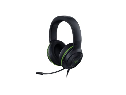 Razer Kraken X for Console - Gaming Headset, Auriculares de Juego ultraligeros para Xbox One con Sonido Envolvente 7.1, Controles Integrados, Verde