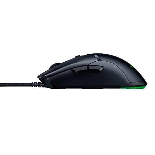 Razer Viper Mini - Ratón para Juegos (Ratón Gaming, Ambidiestro, 61g de peso, Cable Speedflex, Sensor Óptico de 8.500 ppp e Iluminación Chroma RGB) - Negro