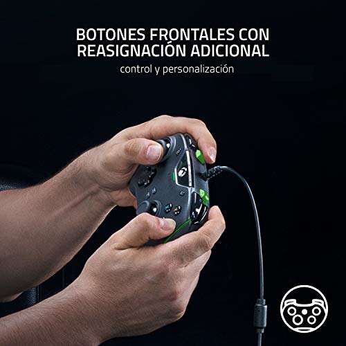 Razer Wolverine V2 - Mando de juegos con cable para Xbox One + Xbox Series X / S + PC, 2 botones multifunción, botones de acción y panel de control, modo de gatillo