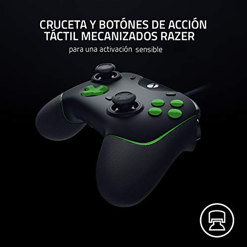 Razer Wolverine V2 - Mando de juegos con cable para Xbox One + Xbox Series X / S + PC, 2 botones multifunción, botones de acción y panel de control, modo de gatillo