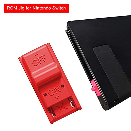 RCM Clip Jig Herramienta de Accesorio Herramienta de Conector Corto Cortocircuito para Switch Joy-con Cortocircuito con Caja de Almacenamiento