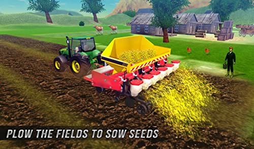 Real Tractor Farmer Sim Drive - Farming Games 2019 Simulator