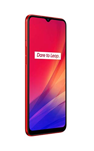 Realme C3 - Smartphone de 6.5" LCD, 3 GB RAM + 64 GB ROM, Helio G70 OctaCore, Batería de 5000mAh, Cámara Dual AI 12MP, Dual Sim, Color Blazing Red [Versión ES/PT]