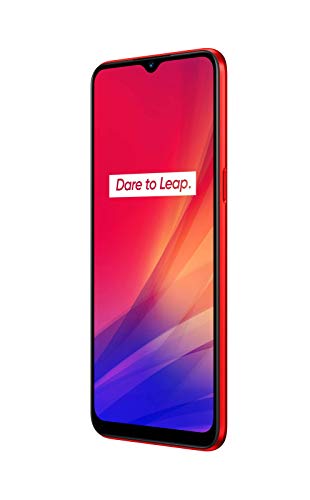 Realme C3 - Smartphone de 6.5" LCD, 3 GB RAM + 64 GB ROM, Helio G70 OctaCore, Batería de 5000mAh, Cámara Dual AI 12MP, Dual Sim, Color Blazing Red [Versión ES/PT]