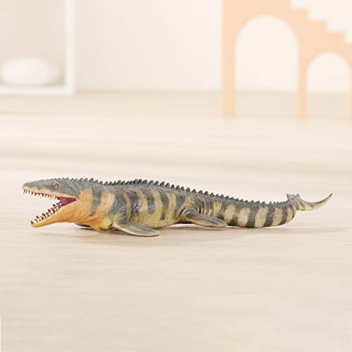 RECUR Mosasaurus Dinosaur Figurines Jurassic Toys - Pintado a Mano Real Feel Dinosaur Toy Collection Gift para niños Niño pequeño Niños Niños Juguete Educativo Dino