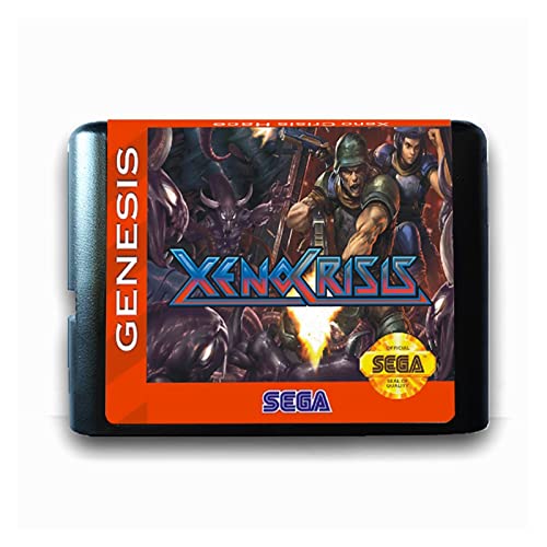 Red plum GAOHEREN 16 bits Maryland Carta de Juego Crisis Xeno Incluir la Caja de Venta al por Menor for Sega Genesis Mega Drive GHR (Color : Green)