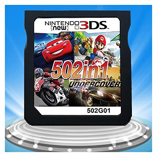 Red plum GAOHEREN Álbum de Carreras 502 Juegos en 1 Nds Tarjeta de Juego de Juego Cartucho Super Combo Fit for Nintend NDS DS 2DS Nuevo 3DS GHR (Color : with Box)