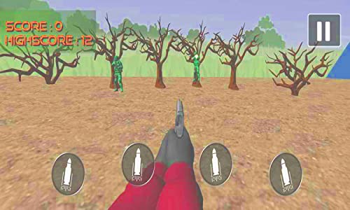 Red Stick Shooting Game : Survival challenge of Life in spooky action adventure missions & creepy sounds in day light