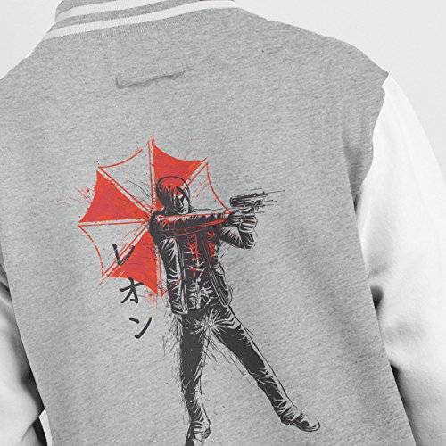 Red Sun Leon Resident Evil Kid's Varsity Jacket