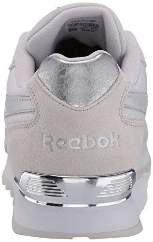 Reebok Classic Harman Run Clip, Zapatillas Mujer, Porcelana Plateada Met Blanco, 39 EU