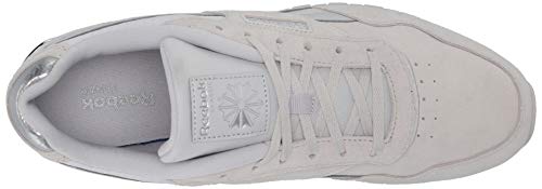 Reebok Classic Harman Run Clip, Zapatillas Mujer, Porcelana Plateada Met Blanco, 39 EU