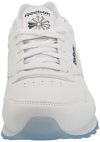 Reebok Men's Classic Harman Run Sneaker, White/Vector Navy, 8