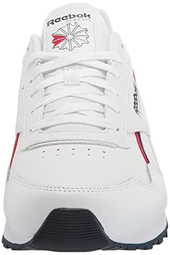 Reebok Men's Classic Harman Run Sneaker, White/Vector Red/Vector Navy, 13