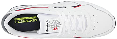 Reebok Men's Classic Harman Run Sneaker, White/Vector Red/Vector Navy, 13