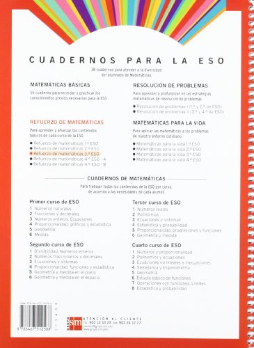 Refuerzo de matemáticas. ¡Aprende y aprueba! 3 ESO - 9788467512588