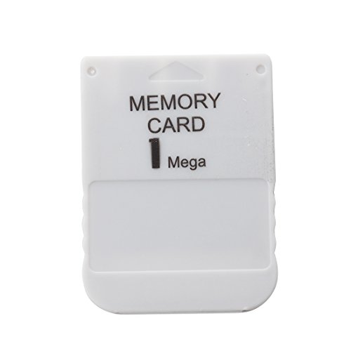 REFURBISHHOUSE Blanco - 1MB Tarjeta de Memoria Stick para Playstation 1 Un Juego PS1 PSX