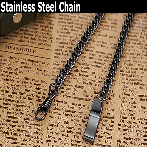 Reloj De Bolsillo con Cadena  Reloj De Bolsillo Reloj De Bolsillo Mecánico Vintage Grabado con Números Arábigos Reloj De Bolsillo Reloj De Bolsillo De Cuarzo Grabado Vintage Unisex, Steam (C